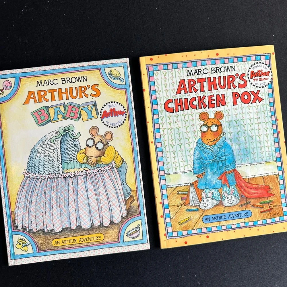 Baby Marc Brown Kids Books Arthur's Baby & Arthur's Chicken Pox